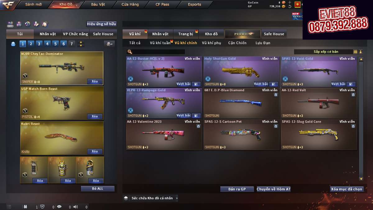 shop acc cf uy tin gia re